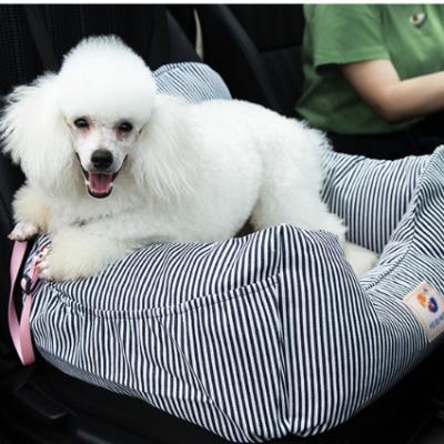 China Sustainable Pet Travel Kennel Car Dog Kennel Cushion Small and Medium Dog Car Seat for sale