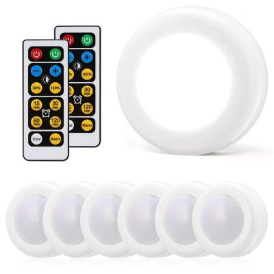 China Dimmable Light Wireless Sensor Remote Control Light Wireless Sensor Color LED Night Lamps Battery Power Remote Control Suitable For Kitchen Staircase for sale