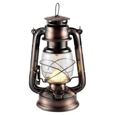 China Retro Style Portable Hand Held Candlestick Iron Kerosene Lantern Decoration Outdoor Camping Kerosene Lighting Home Lamp for sale