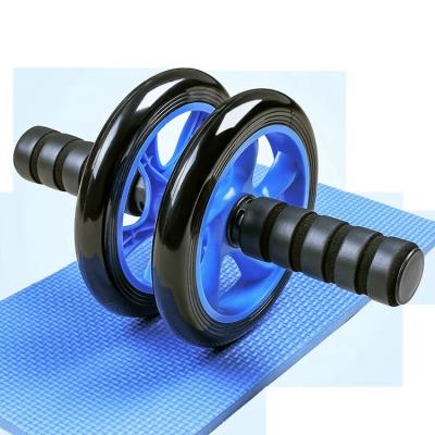 China Durable MJ Muscle Trainer Yoga Back ab Fitness Roller Abdominal Wheel with Mat for sale