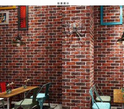 China EUROPEAN 3D Wallpaper Decoration 3d Brick Wall Stone Africa Home Wallpaper for sale