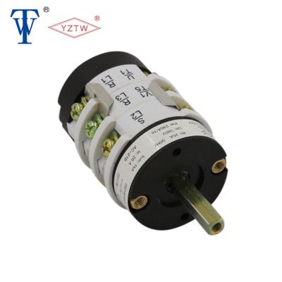 China YZTW KDHc-20A 3 KDHc-20A 3 Position 1-0-2 Miniature Rotary 380V Cam Switch for sale