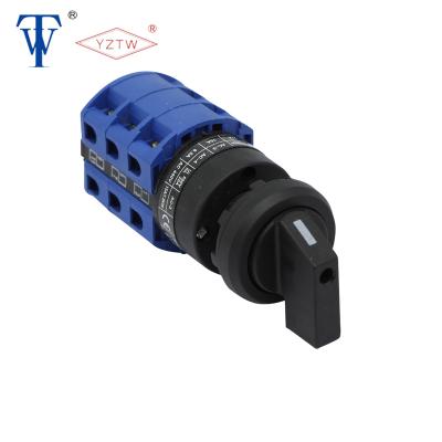 China YZTW LW26-25 Single Hole Installation Rotary Cam Switch Changover Rotary Switch LW26-25A for sale