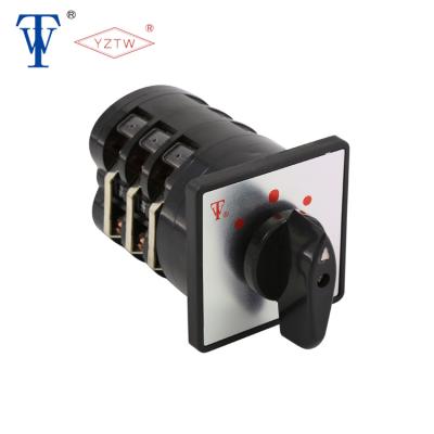 China YZTW LW5D 16A 3 Phase 3 Wire Pole Pole LW5D-16A Rotary Cam Switch for sale