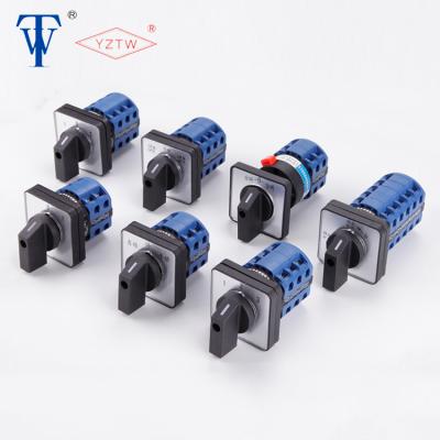 China Rotary 3 Phase Cam Switch Lw26-25a 690v High Voltage Manual Transfer On/off/on Switch Silver Contact YZTW for sale