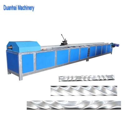 China Automatic Decorative Building Material Shops Carbon Steel Iron Alumium Pipe Twisting Machine for sale