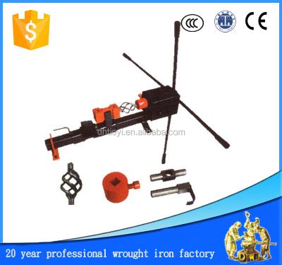 China Two-in-One Basket Twist Hand Tool Manual Wrought Iron Iron Twisting Machine Iron Crafts Hand Tools for sale