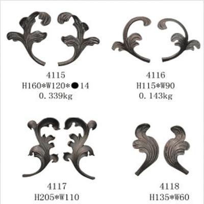 China Suitable Cast Iron Fittings / Decorative Wrought Iron Fittings for sale