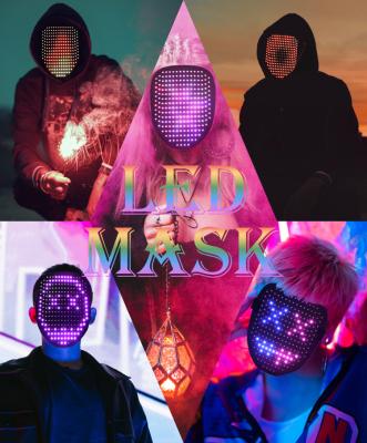 China 8 Hours High Quality Halloween Mask Led Party Masks Face for sale