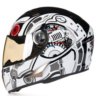 中国 Wholesale Sun Shield Motorcycle Helmets Full Face Helmet For Road Racing 502 Helmet 販売のため