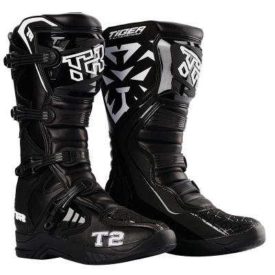 Κίνα Wholesale T2 Motocross Motorcycle Riding Boots Motorcycle Shoes Anti-UV Long Racing Inclined Knee High Boots MTB Boots For Men προς πώληση