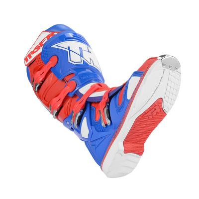 中国 Men's Motocross Boots Anti-UV Racing Motorcycle Boots Sportswear Real Motorcycle Racing Shoes 販売のため