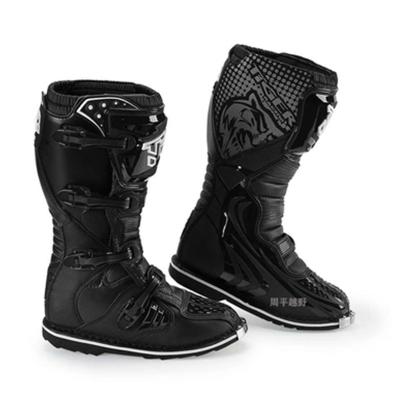 China Wholesale Anti-Static Motorcycle Shoes Mens Motorcycle Racing Sports Boots Waterproof Protective Motorbike Motocross Boots E001 à venda