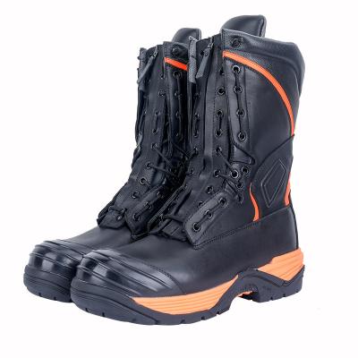 중국 Steel Toe Firefighter Boots Fire Resistant Anti-Tear Rescue Safety Shoes Anti-Static Flame Retardant Anti-Static Boots 판매용