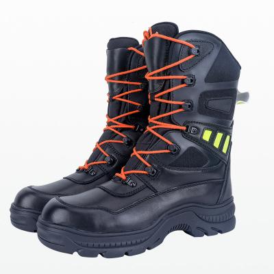 中国 Steel Toe Rescue Custom Fire Resistant Safety Shoes Flame Retardanta Esd Shoes Mens Firefighter Rejects 1106 販売のため