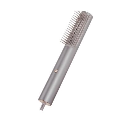 China 2021 Professional Low Noise Two In One Multifunctional Hair Straightener Brush Non Tangle Hot Airbrush Comb for sale