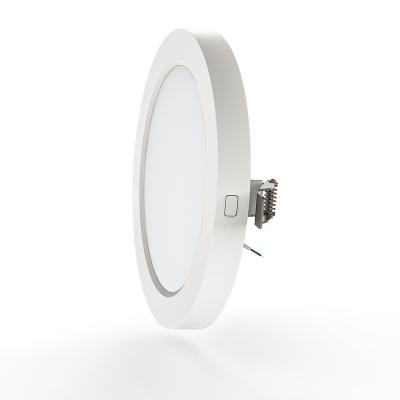 China Modern Outdoor Recessed Round 8 Inch Downlight 18W Flat Led Ceiling Panel Light for sale