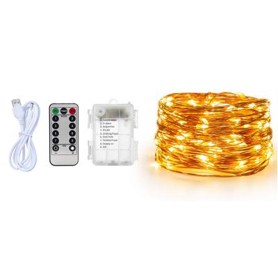 China Decorative 3AA Battery and USB Fairy Deck LED Copper Wire String Light for Wedding Lighting from iLed Lighting for sale