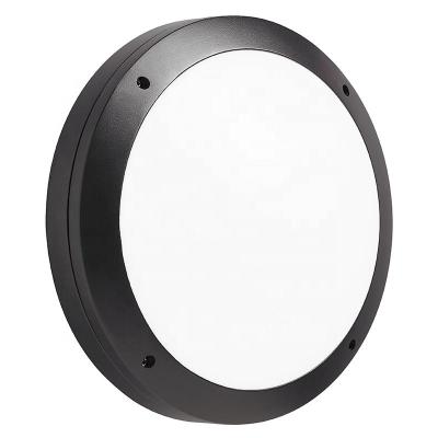 China Outdoor Mounted Circular IP65 Round Lights Exterior Wall Ceiling Mounted Lighting Trims LED Bulkhead Light for sale