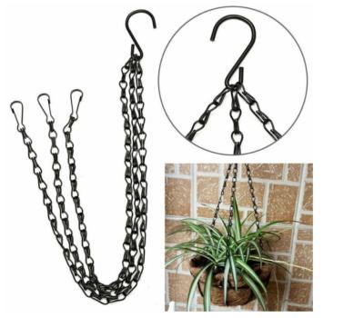 China Green Flower Plant 3Ways Hanging Chains For Flower Pot for sale