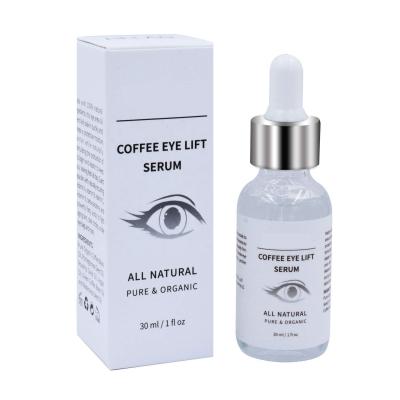 China Moisturizer Private Label Eye Care Anti Aging Reduces Puffiness Coffee Eye Lift Eye Serum for sale