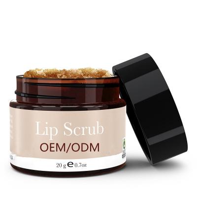 China Private Label Organic Sugar Lip Scrub Exfoliator , Lip Care Anti-Wrinkle Exfoliating Scrubs And Lip Moisturizer for sale