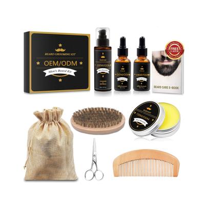 China Beard Grooming & Complete Care Private Label Beard Grooming Kit for Men's Gifts, Beard Care Shampoo, Balm and Oil for sale