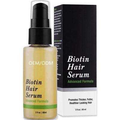 China All Natural Ingredients Private Label Collagen Biotin Hair Grow Oil Hair Regrowth Serum Hair Care Serum for sale