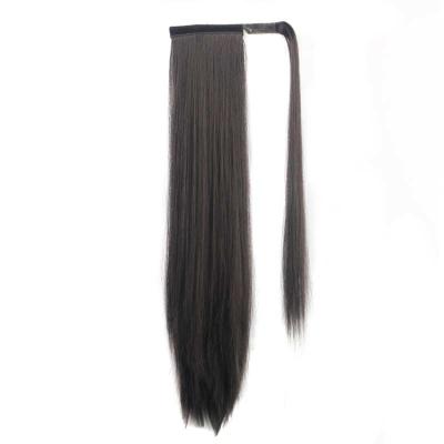 China Best HD Wigs Competitive Price Weave Ponytail Hair Synthetic Silky Straight Extension Factory Wholesale Wave Ponytail Hair for sale