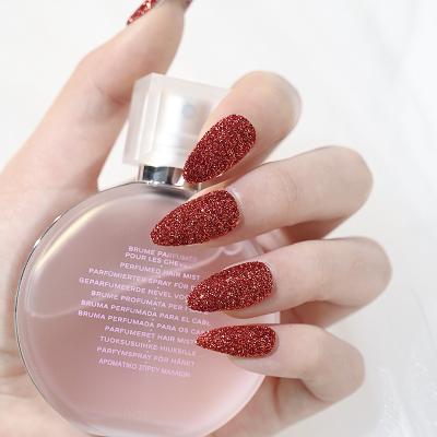 China Flexibility New Free Sample Detachable Shimmer Fake Nails Fake Fake Nails Art Tips On Plain for sale