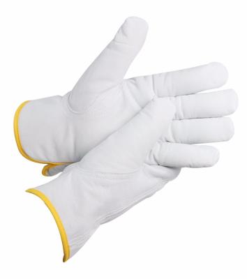 China China Bulk Safety Protective Gloveslabour Protection Cheap White Working Leather Glove Durable Factory Directly for sale