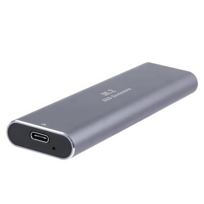 China Type-C USB3.1 Aluminum Aluminum To M.2 NVME/SATA External SSD Box 2TB Hard Drive Box For Mac PC Mobile Phone for sale