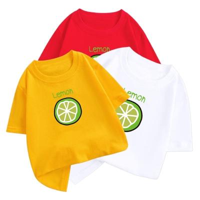 China Wholesale custom printing anti-pilling summer apparel kids fancy t-shirt boys children's clothing t-shirts for boys and girls for sale