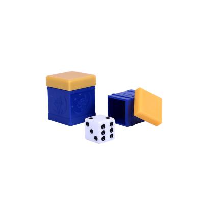 China Easy To Make Magic Trick Dice Cup Set Guessing And Reading Prediction Cut Out Perspective Mental Magic Kids Magic Toys for sale