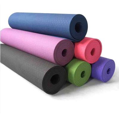 China High Density Sports Exercise Yoga Mat Cork Tpe Natural With Logo Printed Rubber Materials Customized, Pilates Gym Mat, Home Cardboard Tropical for sale