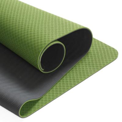 China Pure color 183*65 organic rubber yoga tape custom engraving mat sustainalbe durable professional gymnastics for sale