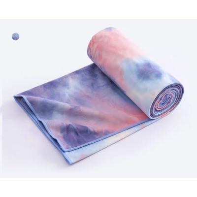 China Yoga Exercises Private Label Eco Friendly Suede Recycled Microfiber Yoga Mat Towel for sale