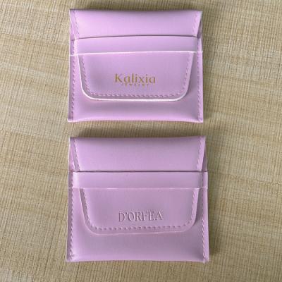 China Luxury Faux Leather Jewelery Pouch Treat Organizer Jewelery Pouch with Logo Jewelery Pouch Jewelry Pouch Bag for sale