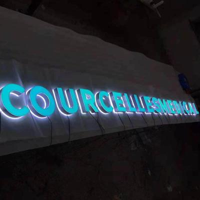 China Other Led Epoxy Resin 3D Letter Sign Neon Light Name Signage Maker Business Channel Building Letters for sale