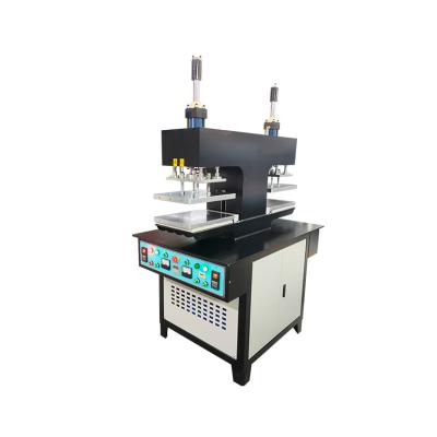 China Embossing Machine on Fabrics Silicone PVC Tpr Ultrasonic Badge Clothes Automatic Embossing Machine for Fabric Patches Sticker for sale