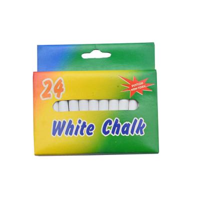 China OEM Packing Large Children's Chalk White Chalk Popular White Color School Chalk High Quality Chalk Non Dusty Colored Chalk Board 7.5/8cm for sale