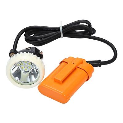 China KJ3.5LM Coal Mine Led Mining Lamp Head Lights Led Headlight Mining Cable Light Miner Lamp With Charger for sale