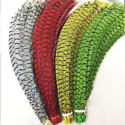 China Colorful Party Constumes 80-90cm ZEBRA Lady Amherst Pheasant Tail Feathers for sale