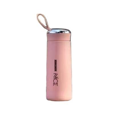 China Unique design fashionable trend viable double glass of small water bottle for sale