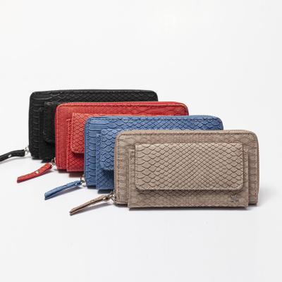 China SMU Factory New Product Large Capacity Cash Purse Wallet General Women Wallet With Anti-theft Wrist Strap for sale