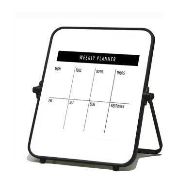 China Custom Logo Desktop Tabletop Foldable Magnetic Whiteboard Foldable Patented Dry Erase Easel for Home Office School for sale