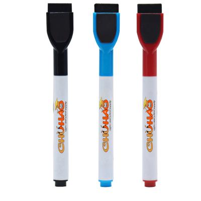 China Long Lasting Use Low Odor Bright Vibrant Colors Magnetic Dry Erase Marker for School Office for sale