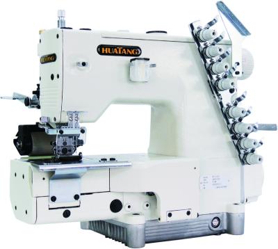 China Garment Shops Double Needle Feed Chain Stitch Machine for sale