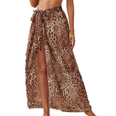 China NEW Design QUICK DRY Beach Sarongs Animal Print Wrap Skirt Swimwear Lady Beach Cover Up For Women for sale