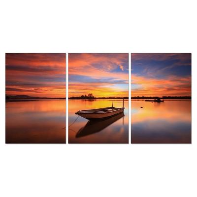 China All Color Palettes Environmental Canvas Good Quality Materials Framed Acrylic Photography Wall Art Frameless Landscape Painting For Living Room for sale